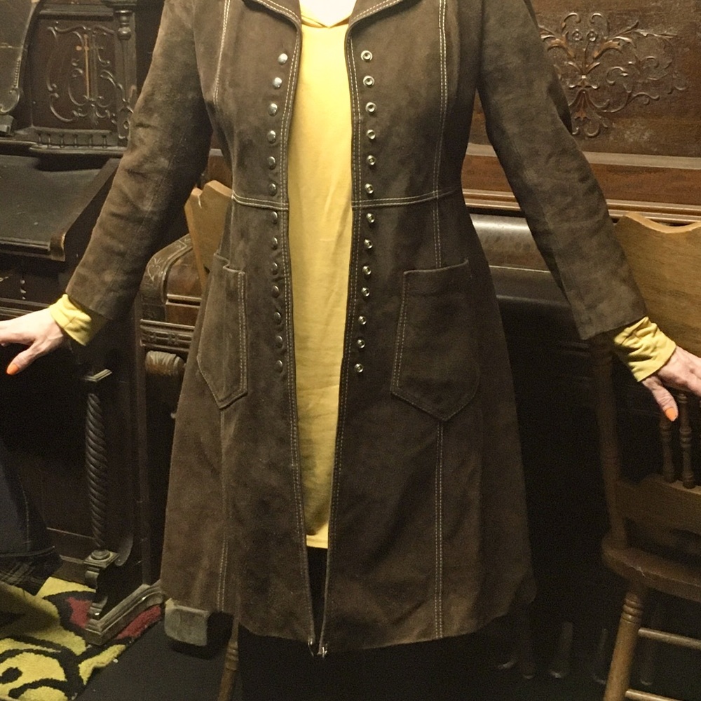 1970 Montgomery Ward Leather Women’s Jacket 10/11